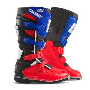 Gaerne GXJ Boot Red/White/Blue Size - Youth 2.5