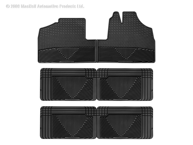 WT Rubber Mats - Rear - Blk