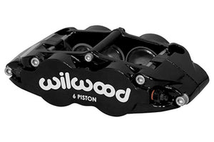 Wilwood Caliper Forged Narrow Superlite R/H FNSL6R-DS Dust Seal 1.62/1.12 1.10in Rotor Width - Black