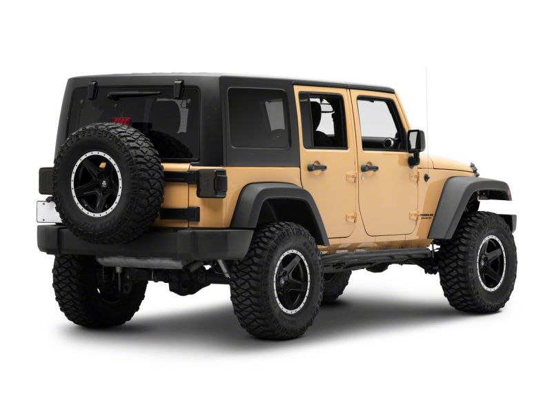 Raxiom 07-18 Jeep Wrangler JK Axial Series LED Tail Lights- Black Housing (Smoked Lens)