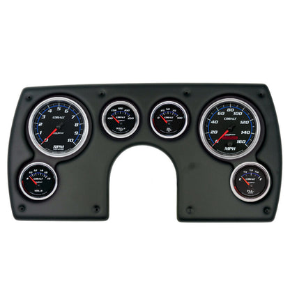 Autometer Cobalt 82-89 Chevy Camaro Dash Kit 6pc Tach / MPH / Fuel / Oil / WTMP / Volt
