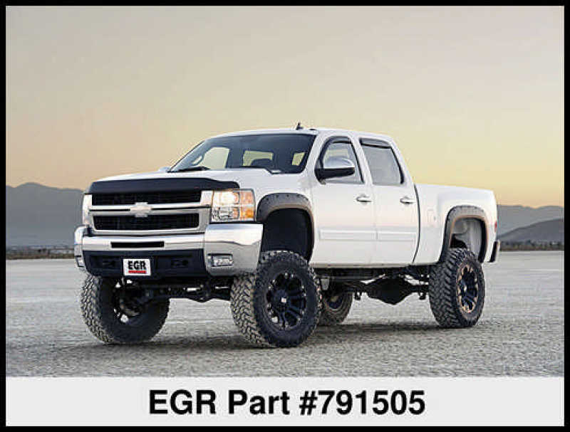 EGR 07-13 Chev Silverado 6-8ft Bed Bolt-On Look Fender Flares - Set - Matte