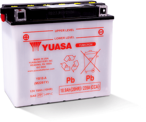 Yuasa YB18-A Yumicron CX 12 Volt Battery