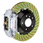 Brembo 90-96 300ZX Rear GT BBK 4 Piston Cast 345x28 2pc Rotor Drilled-Silver