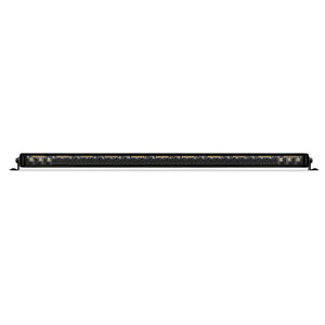 Go Rhino Xplor Blackout Combo Series Sgl Row LED Light Bar w/Amber (Side/Track Mount) 31.5in. - Blk