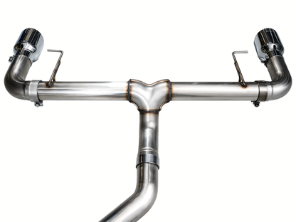 AWE Tuning 19-23 BMW 330i / 21-23 BMW 430i Base G2X Track Edition Axle-Back Exhaust - Chrome Silver
