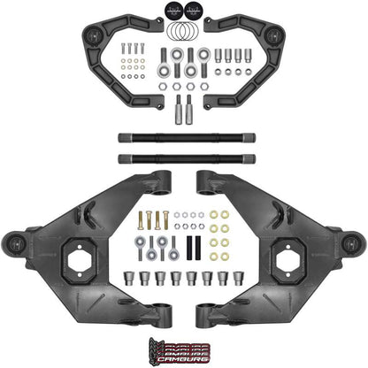 Camburg 21-25 Ford Bronco Trail Series L/T Kit w/ Axles (BILLET XJ UCA) (GRAY)