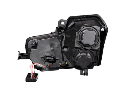 ANZO 2003-2007 Cadillac CTS Projector Headlights w/ Halo Black