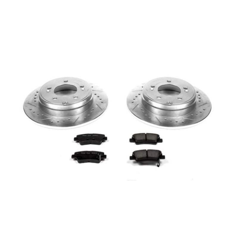 Power Stop 12-17 Hyundai Azera Rear Z23 Evolution Sport Brake Kit