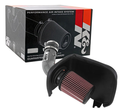 K&N Perf. Intake Kit Jeep Cherokee V6 3.2L F/I 19-22 High Flow CAI
