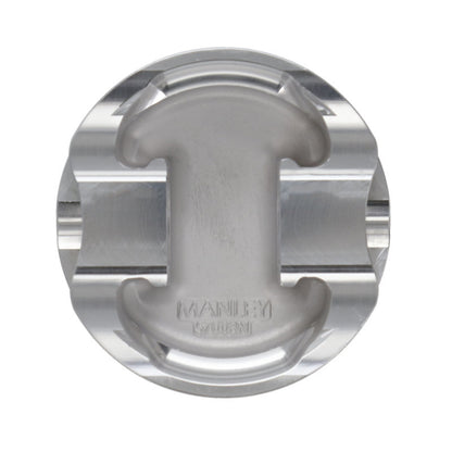 Manley 2018+ Ford Coyote 5.0L DOHC -6cc Dish 3.662in Bore 10:1 CR Extreme Duty Platinum Piston Set
