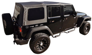 Rampage 2007-2009 Jeep Wrangler(JK) OEM Replacement Top - Black Diamond