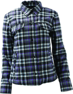 River Road Cameo Flannel Moto Shirt Womens - Small