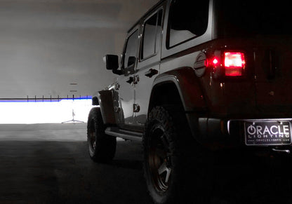 Oracle Oculus Bi-LED Projector Headlights for Jeep JL/Gladiator JT - Matte Blk - 5500K