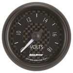 Autometer GT Series 52mm Full Sweep Electronic 8-18 Volts Voltmeter