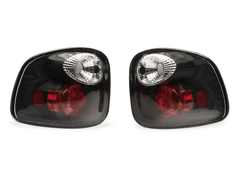Raxiom 01-03 Ford F-150 Flareside Axial Series Euro Style Tail Lights- Black Housing- Clear Lens