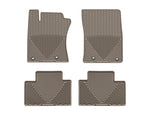 WT Rubber Mats - Rear - Tan