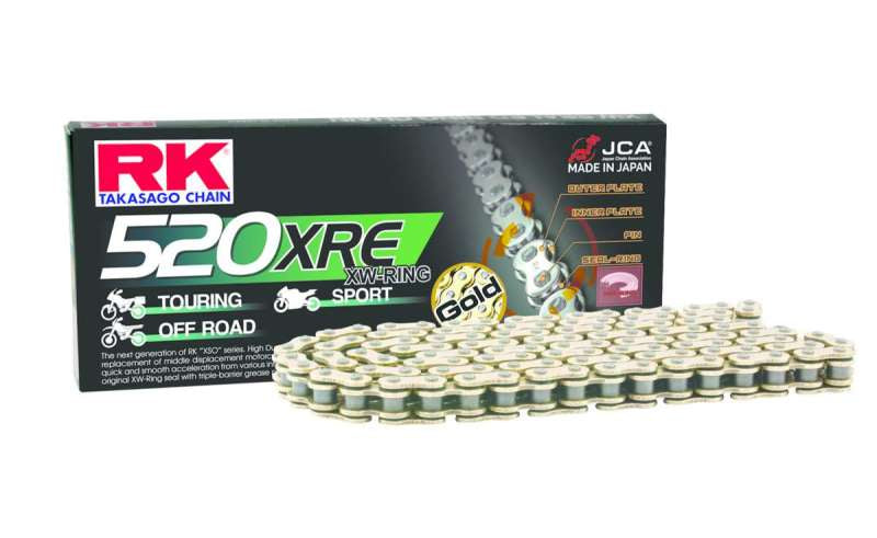 RK Chain GB520XRE-84L XW-Ring - Gold