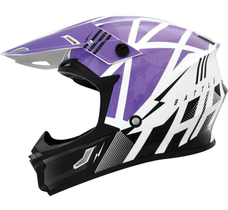 THH Helmets T710XR Battle Purple/Black - Large