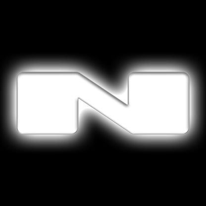 ORACLE Lighting Universal Illuminated LED Letter Badges - Matte Wht Surface Finish - N