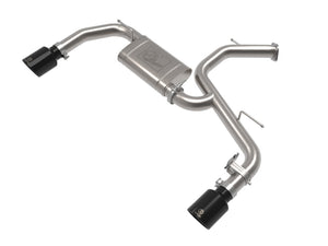 aFe Takeda Hyundai Elantra N 22-23 L4-2.0L (t) 3in SS Axle-Back Exhaust System w/ Black Tips