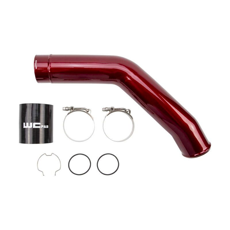 Wehrli 15-24 Ford 6.7L Power Stroke 3in Hot Side Intercooler Pipe - Flat Black