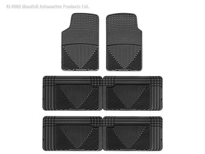 WT Rubber Mats - Rear - Blk