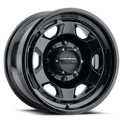 Method MR708 17x9 / -38mm Offset / 6x5.5 / 106.25mm Bore - Gloss Black Wheel