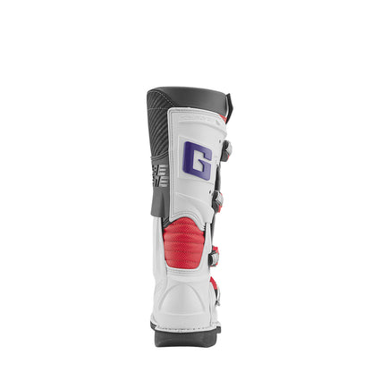 Gaerne GXJ Boot White/Red/Purple Size Youth - 6.5