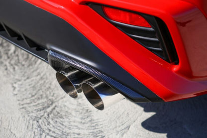 RMK Designs 22+ Subaru WRX Carbon Fiber Exhaust Finisher - Gloss Finish
