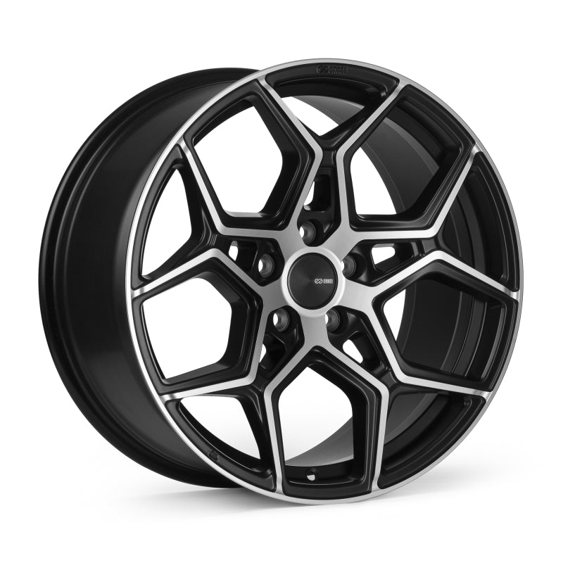 Enkei Quest 19x9.5 / 5x114.3 BP / ET45 / 64.1mm Bore - Matte Black Machining Wheel