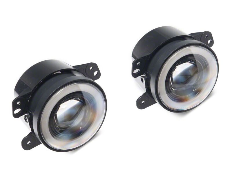 Raxiom 07-18 Jeep Wrangler JK LED Fog Lights with Amber Turn Signals
