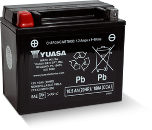 Yuasa YTX12 Maintenance Free AGM 12 Volt Battery