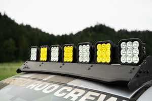 Diode Dynamics SS5 Sport Universal CrossLink 7-Pod Lightbar - Yellow Driving