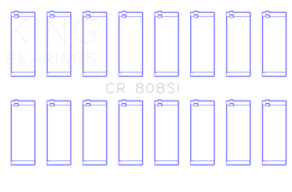 King Engine Bearings Chevrolet 369-502 GEN IV/V/VI (Size +0.20) Rod Bearing Set