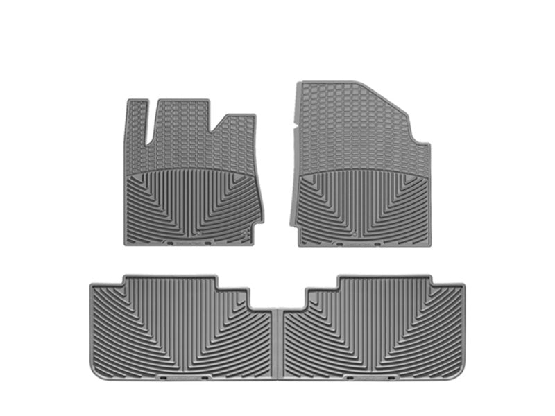 WT Rubber Mats - Front - Grey