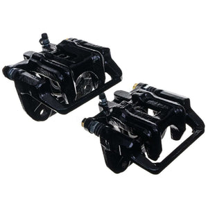 Power Stop 01-03 Acura CL Rear Black Caliper - Pair w/Bracket