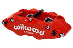 Wilwood Caliper-Forged Superlite 4R 1.38/1.38in Pistons 1.10in Disc, Red