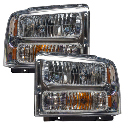 Oracle 05-07 Ford F-250/350 SMD HL - Chrome - ColorSHIFT w/ 2.0 Controller
