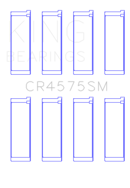King Engine Bearings Hyundai i30 G4FC Connecting Rod Bearing Set - Size +.25mm