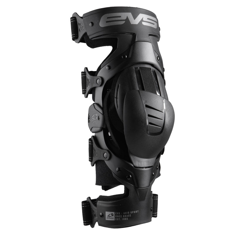 EVS Axis Sport Knee Brace Black/Black/Grey - Small/Right