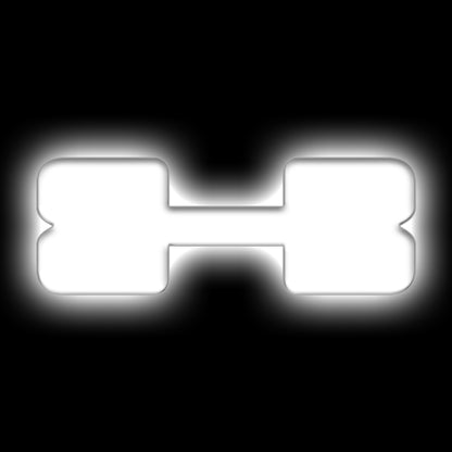ORACLE Lighting Universal Illuminated LED Letter Badges - Matte Wht Surface Finish - X