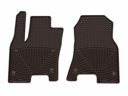 WeatherTech 2025 Ram Truck 1500 (Incl. RHO) CC/QC (No Vinyl) Front All-Weather Floor Mats - Cocoa