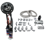 Deatschwerks X2 Series Fuel Pump Hanger w/ Dual DW420 Pumps/PTFE Plumbing kit for 92-00 Honda Civic