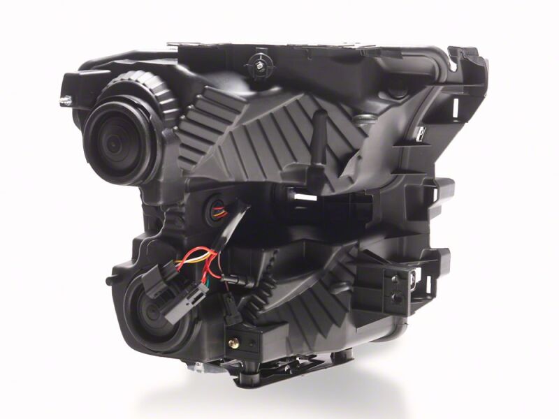 Raxiom 15-17 Ford F-150 XR Series LED Projector Headlights with DRL- Black Housing- Clear Lens