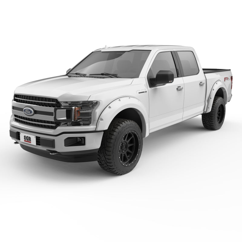 EGR 2018 Ford F150 Bolt-On Look Color Match Fender Flares - Set - Oxford White