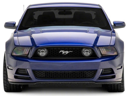 Raxiom 13-14 Ford Mustang LED Projector Headlights SEQL Turn Signals- Black Housing (Clear Lens)