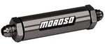 Moroso Oil Filter - In Line Screened -12An - Aluminum