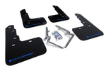 Rally Armor 17-22 Honda Civic Type R Black UR Mud Flap w/Blue Logo