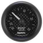 Autometer GT Series 52mm Mechanical 30 In Hg/30 psi Vacuum/Boost Gauge